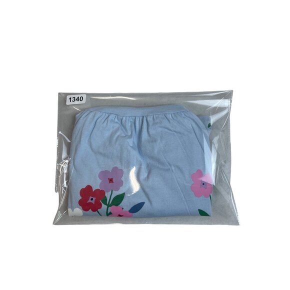 H&M Girls Sleeveless Blue Floral Print Summer Dress Size 6X-7 - New - Picture 5 of 5